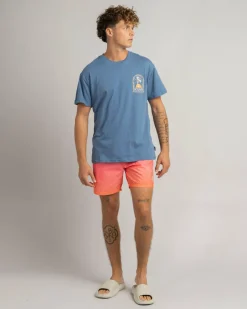 Skylark Coastal Rush T-Shirt Slate Blue Clearance