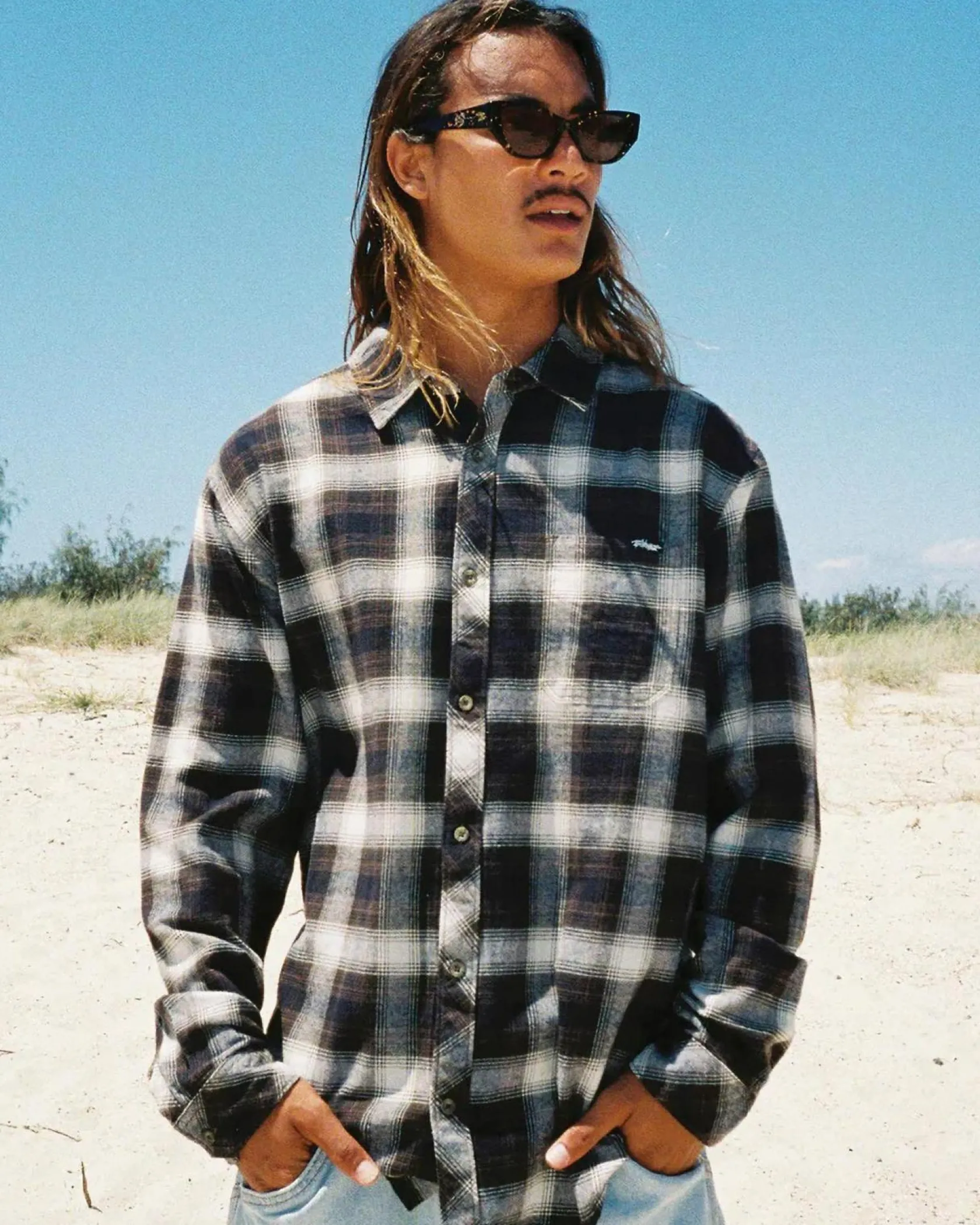 Billabong Coastline Flannel Chocolate