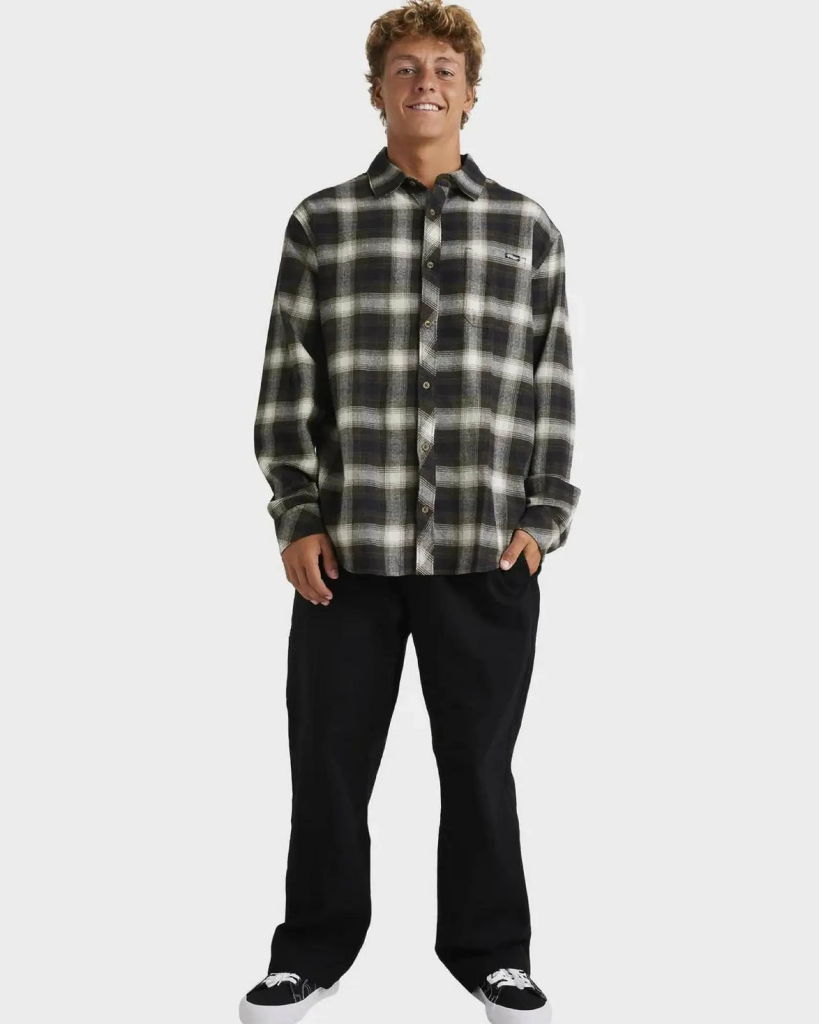 Billabong Coastline Flannel Chocolate