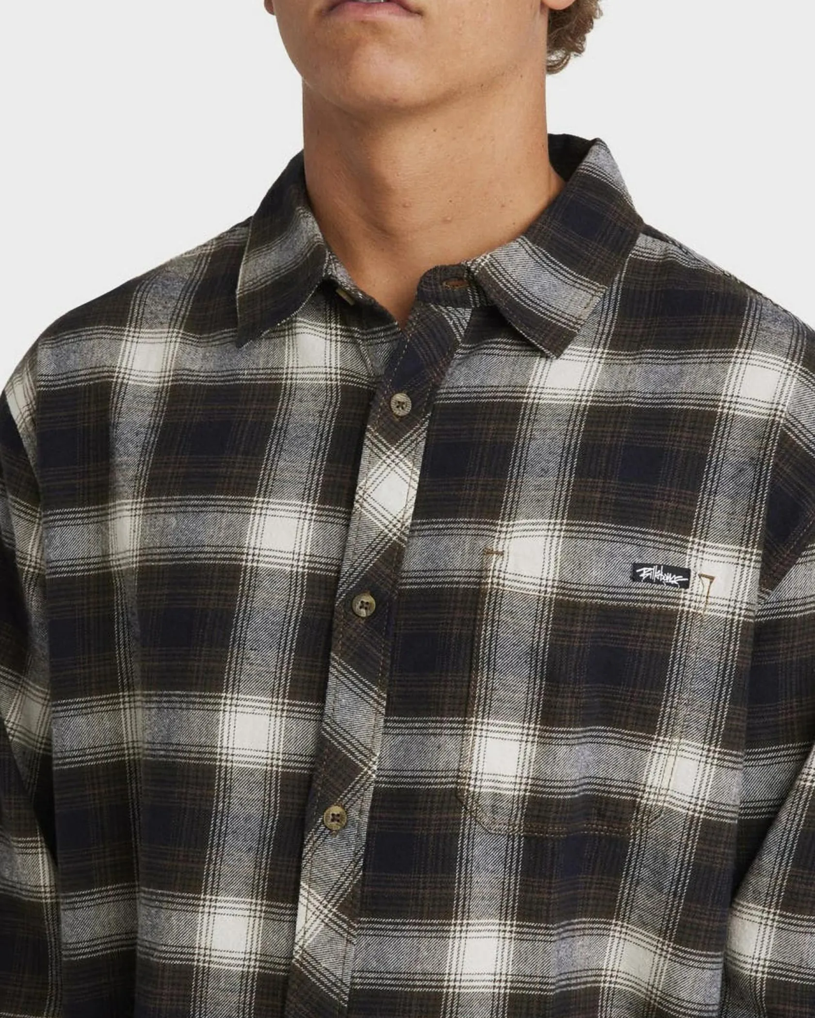 Billabong Coastline Flannel Chocolate