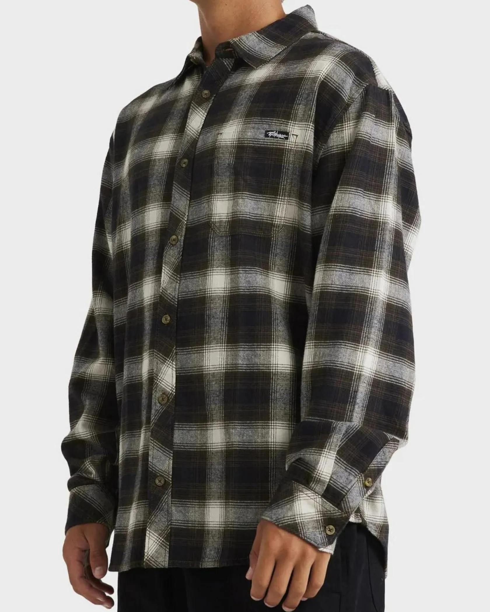 Billabong Coastline Flannel Chocolate