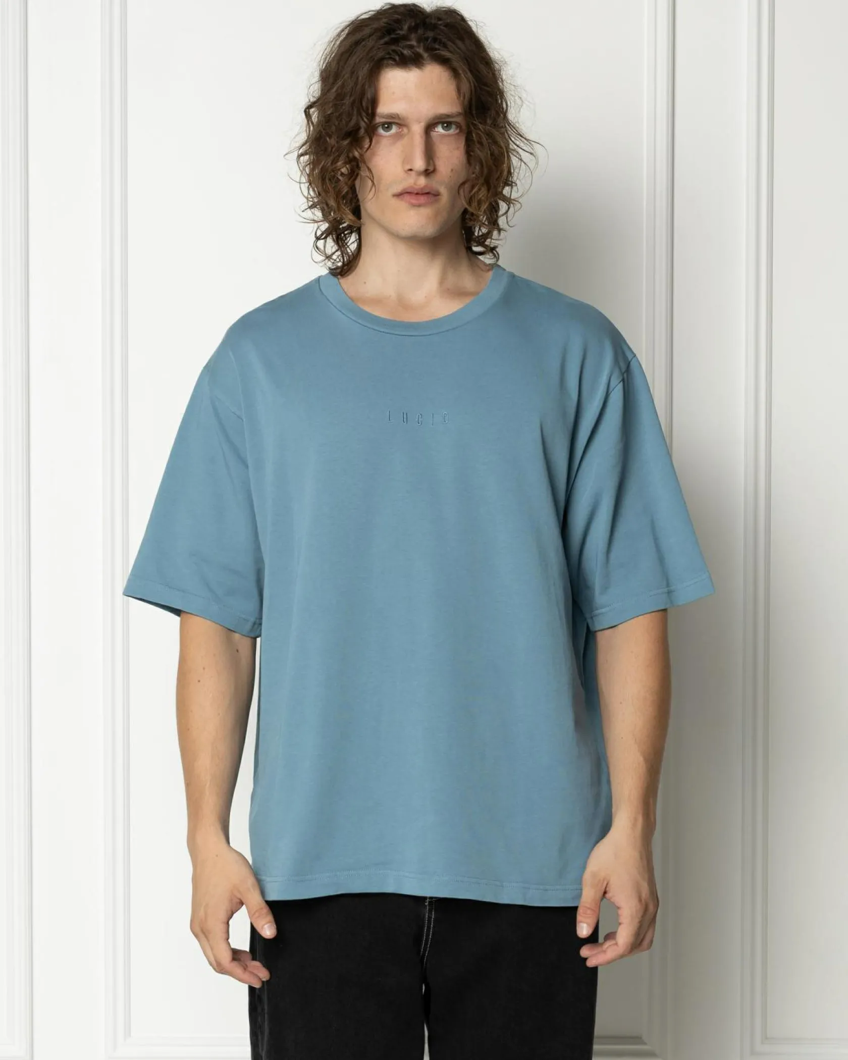 Lucid Code Box Fit T-Shirt Blue Best