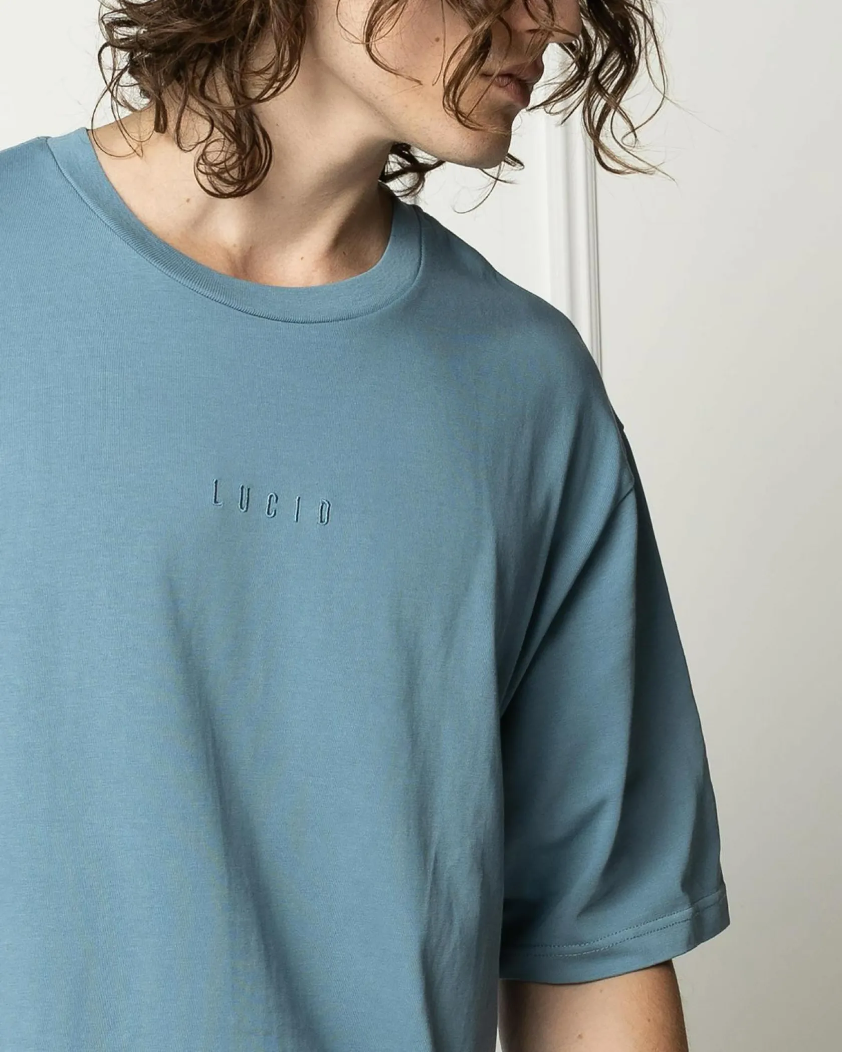 Lucid Code Box Fit T-Shirt Blue Best