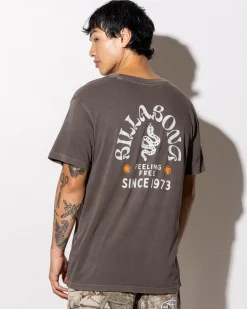 Billabong Coiled Premium T-Shirt Dark Brown