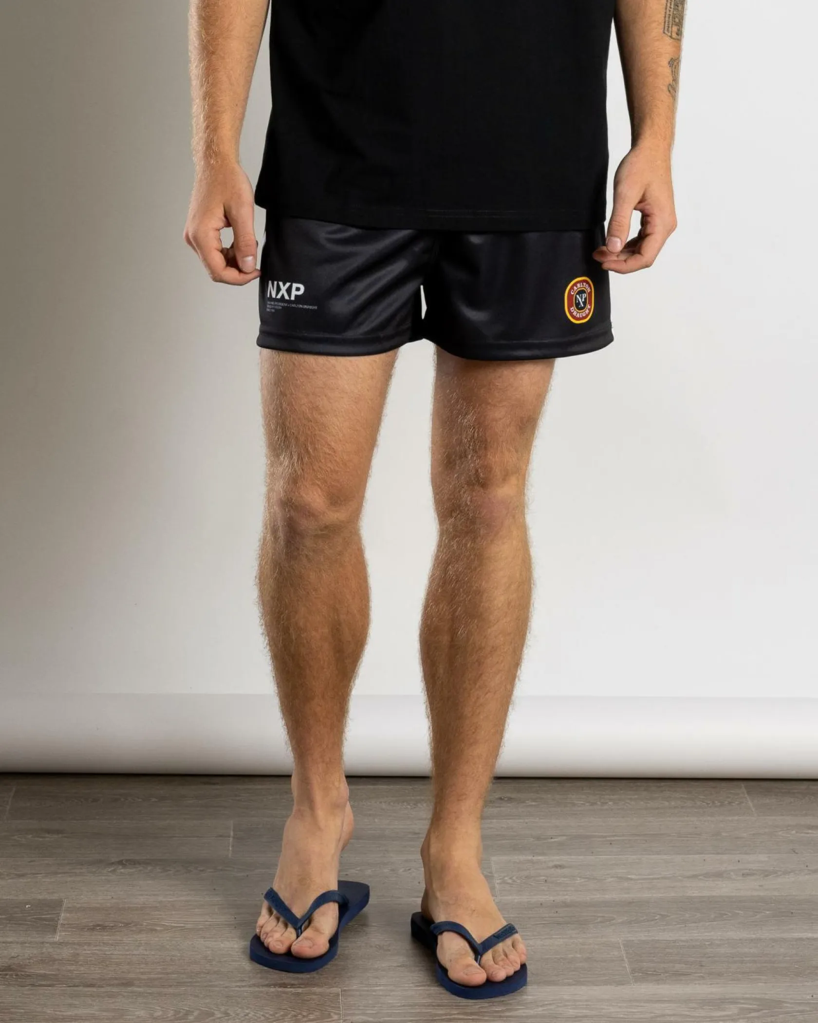 Nena & Pasadena Comet Football Shorts Jet Black