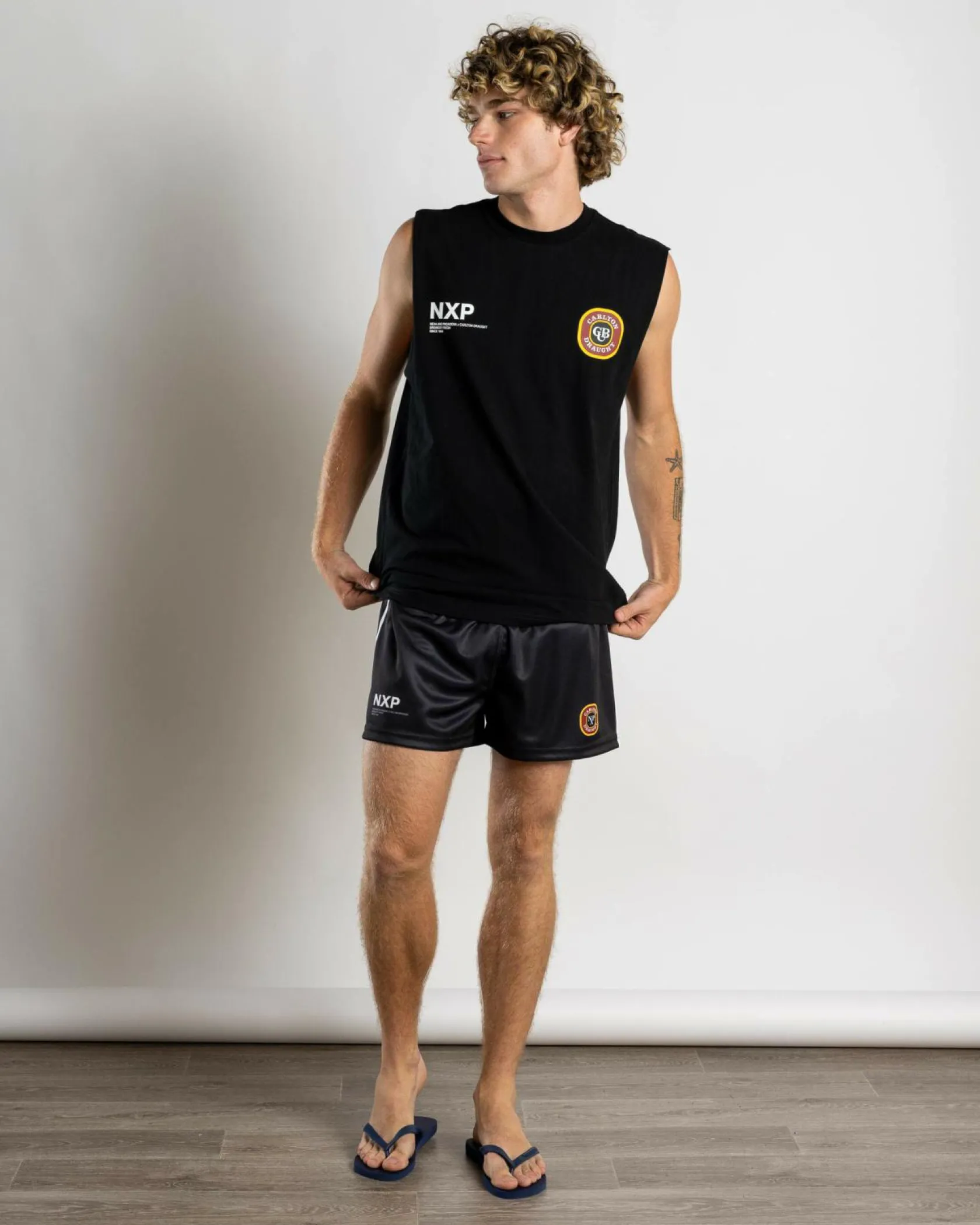 Nena & Pasadena Comet Football Shorts Jet Black