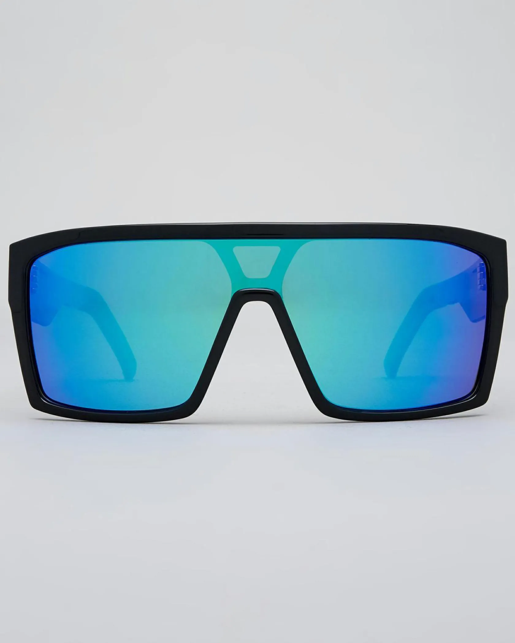 Unit Command Polarised Sunglasses Black/blue Polar Clearance