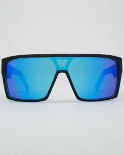 Unit Command Polarised Sunglasses Black/sky Polar Clearance