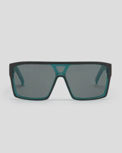 Unit Command Polarised Sunglasses Black/teal Outlet