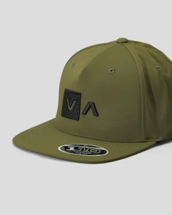 RVCA Commonwealth Deluxe Snapback Cap Military New