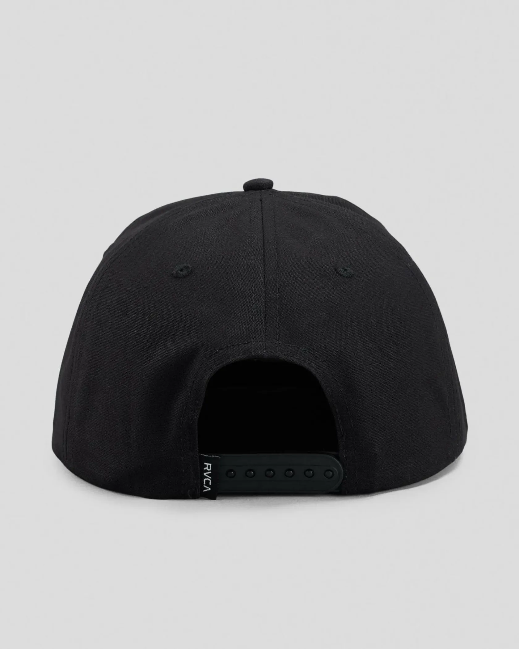 RVCA Commonwealth Patch Snapback Cap Black New