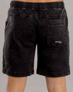 Salty Life Comprise Elastic Waist Shorts Black Best