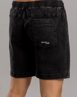 Salty Life Comprise Elastic Waist Shorts Black Best
