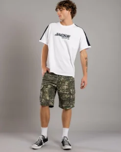 Jacks Conceal Cargo Walk Shorts Woodland Camo