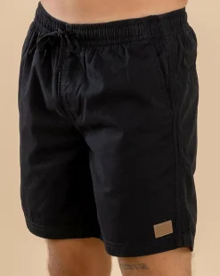 Lucid Conclude Elastic Waist Shorts Black Clearance