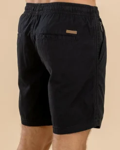 Lucid Conclude Elastic Waist Shorts Black Clearance
