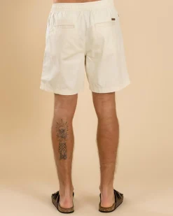 Lucid Conclude Elastic Waist Shorts Off White Outlet