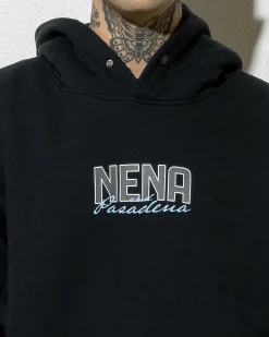 Nena & Pasadena Contained Relaxed Hoodie Anthracite Black Online