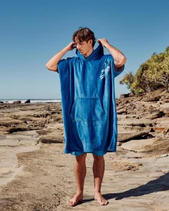 Skylark Continual Hooded Towel Slate Blue Hot