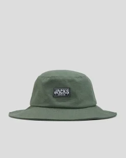 Jacks Contour Wide Brim Hat Sage New