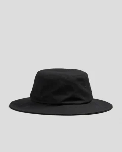 Jacks Contour Wide Brim Hat Black