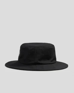Jacks Contour Wide Brim Hat Black