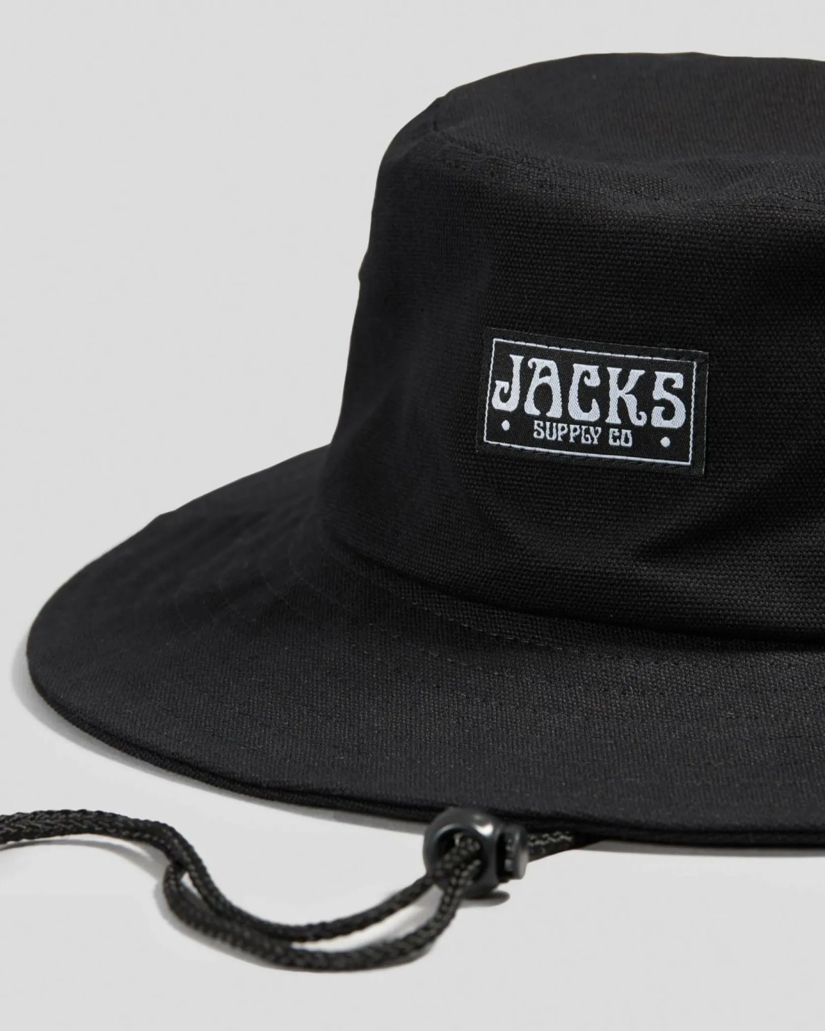 Jacks Contour Wide Brim Hat Black