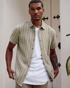 Lucid Conviction Short Sleeve Shirt Thyme Online