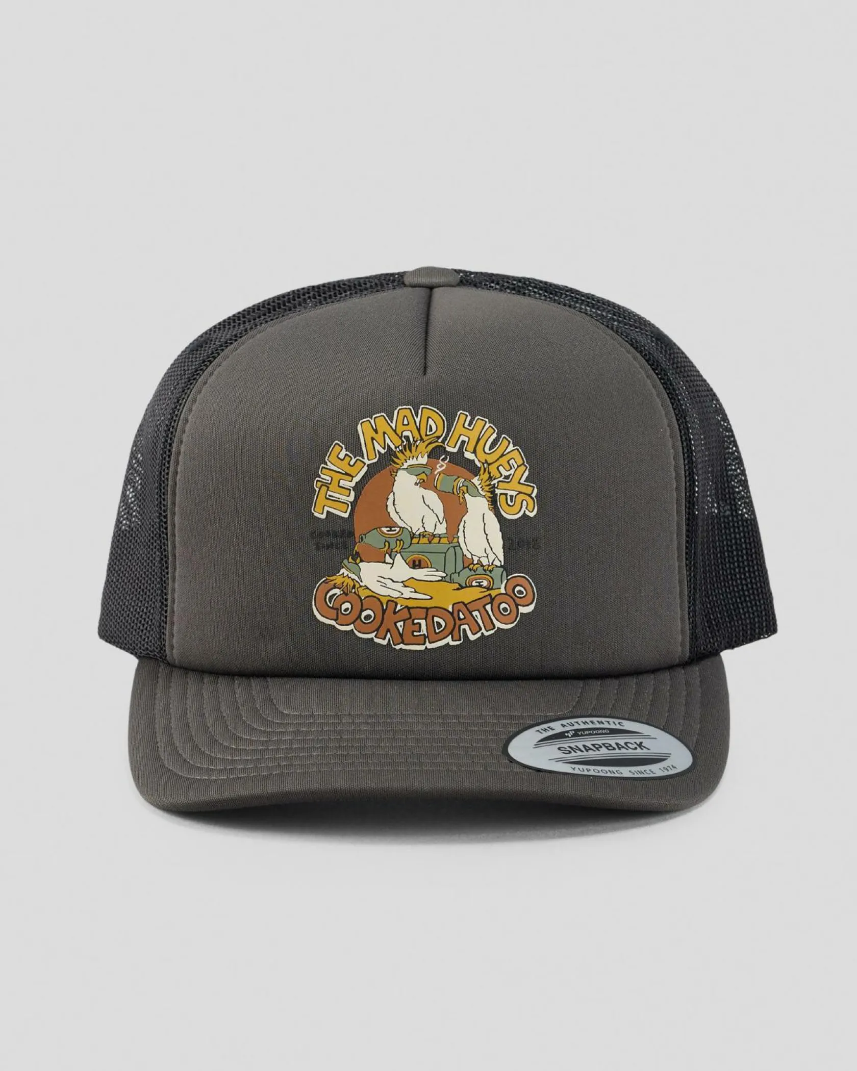 The Mad Hueys Cookedatoo Trio Trucker Cap Olive New