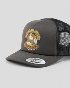 The Mad Hueys Cookedatoo Trio Trucker Cap Olive New