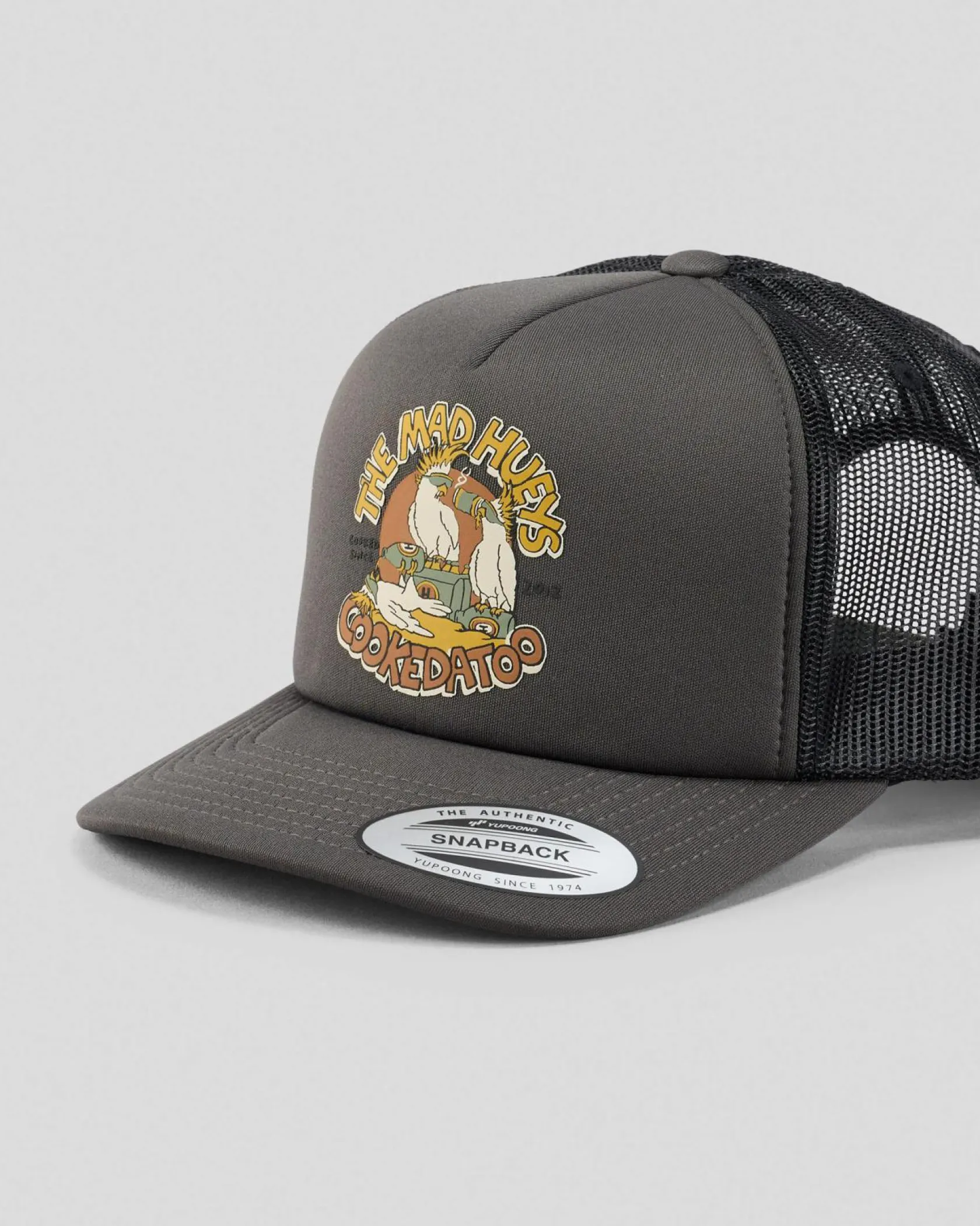 The Mad Hueys Cookedatoo Trio Trucker Cap Olive New