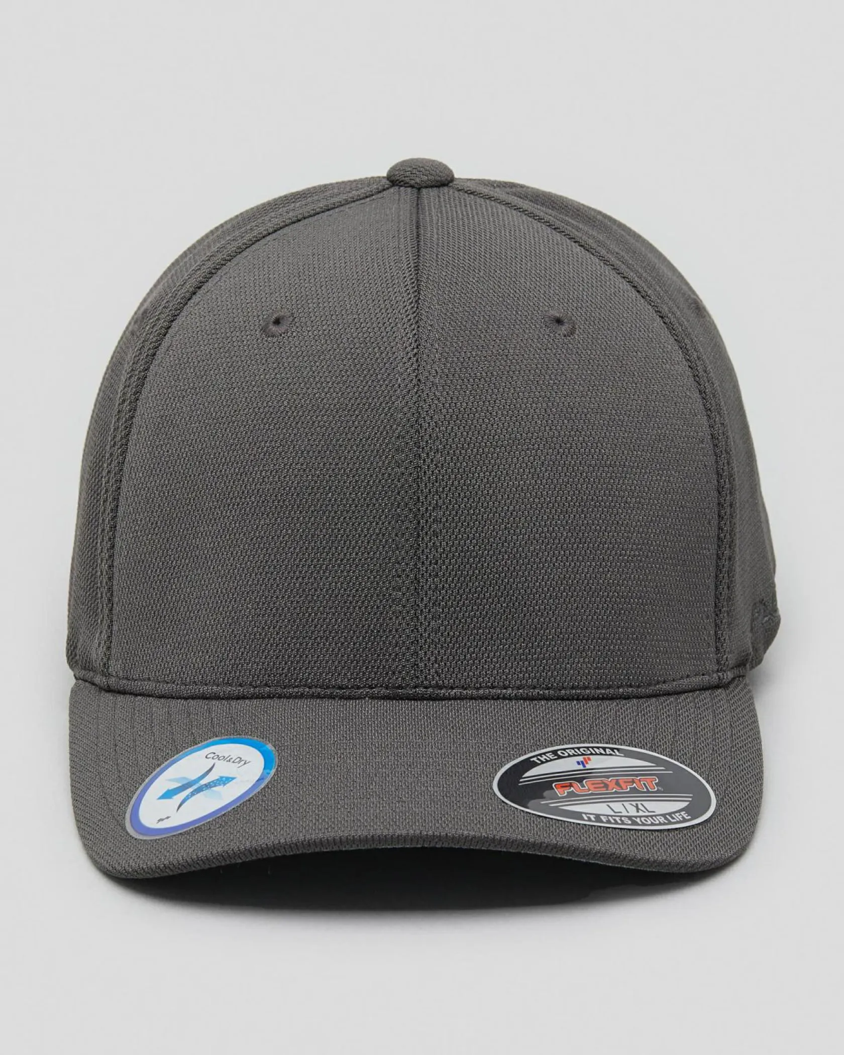Flexfit Cool & Dry Sports Cap Grey Clearance