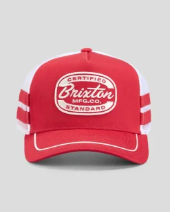 Brixton Copley Trucker Cap Red/white Hot