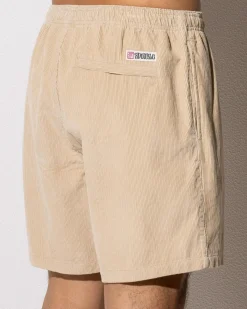 S-Double Cord Coast Shorts Putty Clearance