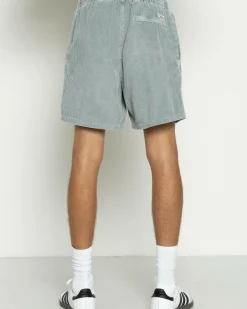 S-Double Cord Coast Shorts Washed Steel Sale