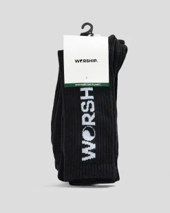 Worship Supplies Core Socks 3 Pack Black Online
