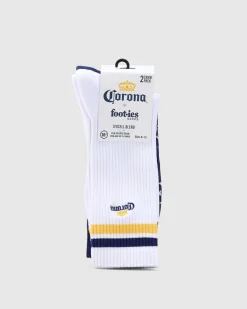 FOOT-IES Corona Good Vibes Sneaker Sock 2 Pack White/navy Online
