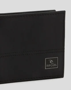 Rip Curl Corpawatu Icon PU Slim Wallet Black New