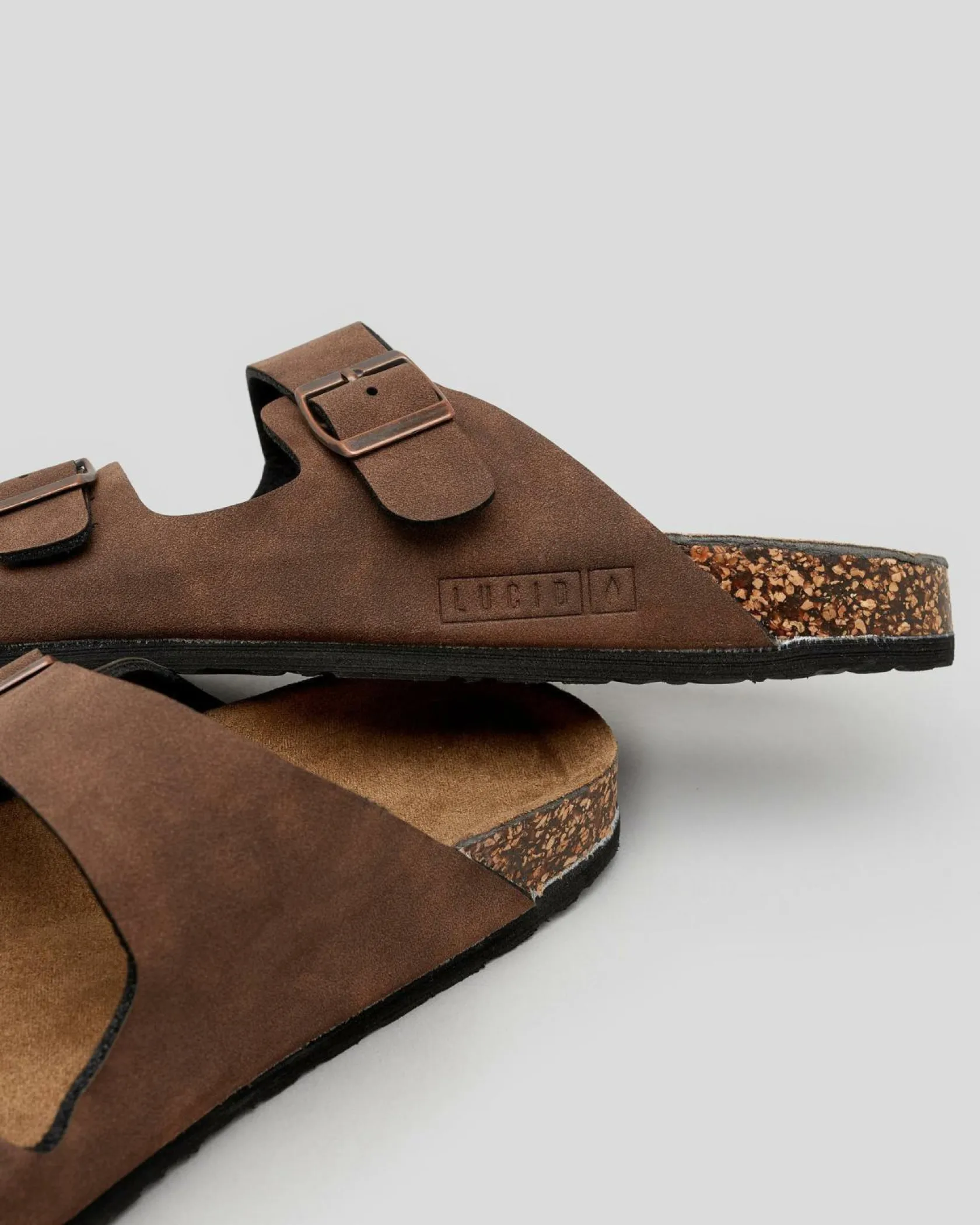 Lucid Cortina Sandals Brown