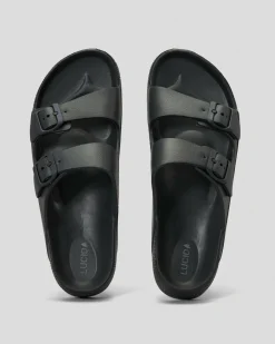 Lucid Cortina Sandals Black