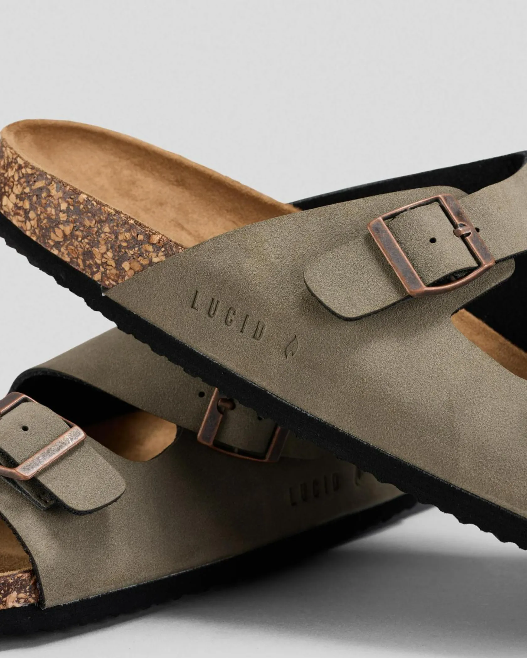 Lucid Cortina Sandals Grey Best