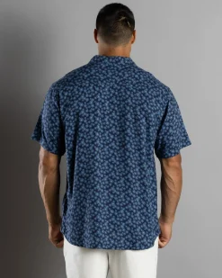 RVCA Cosmos Short Sleeve Shirt Outer Space New