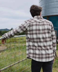 Rip Curl Count Flanno Shirt Coffee Hot