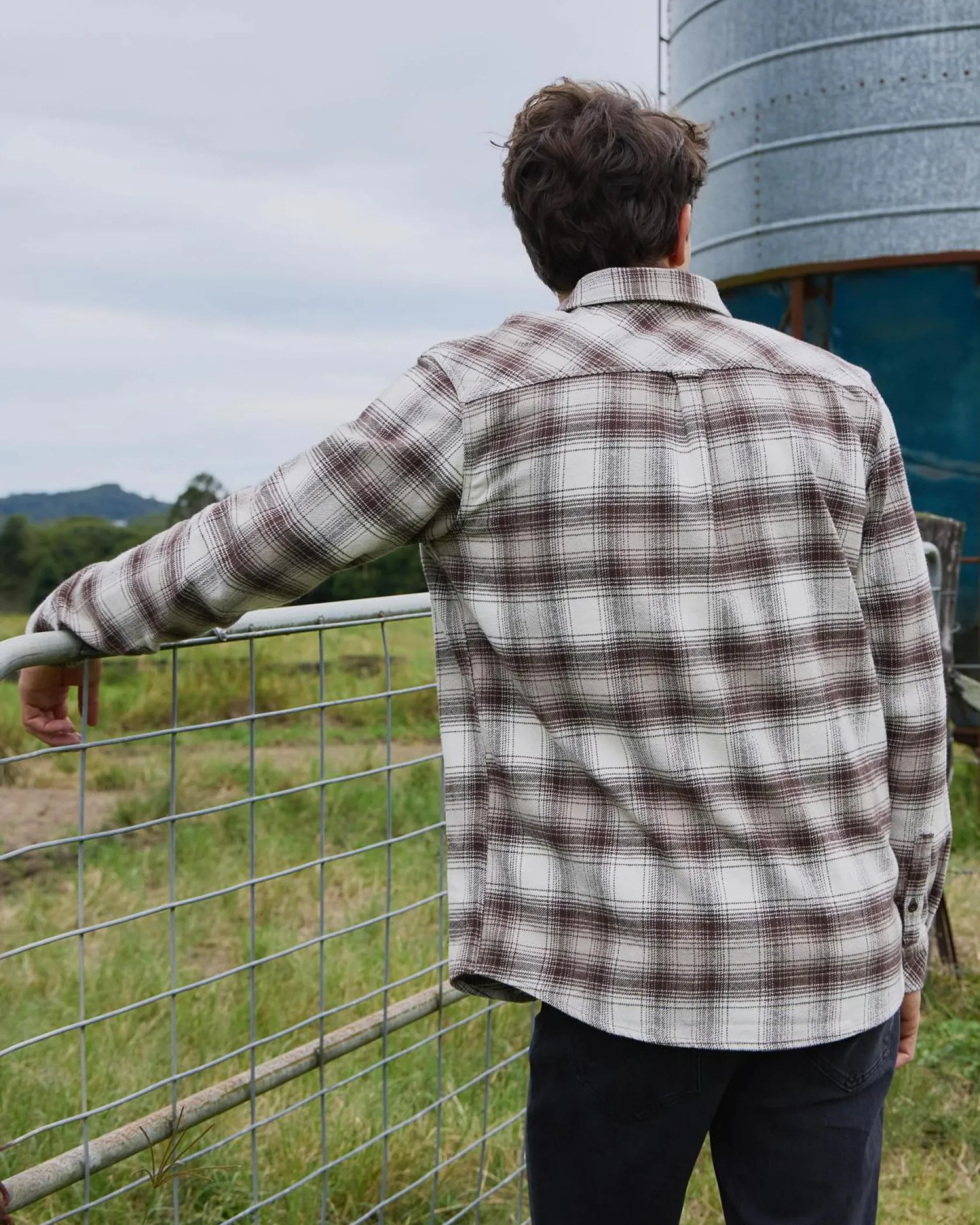 Rip Curl Count Flanno Shirt Coffee Hot