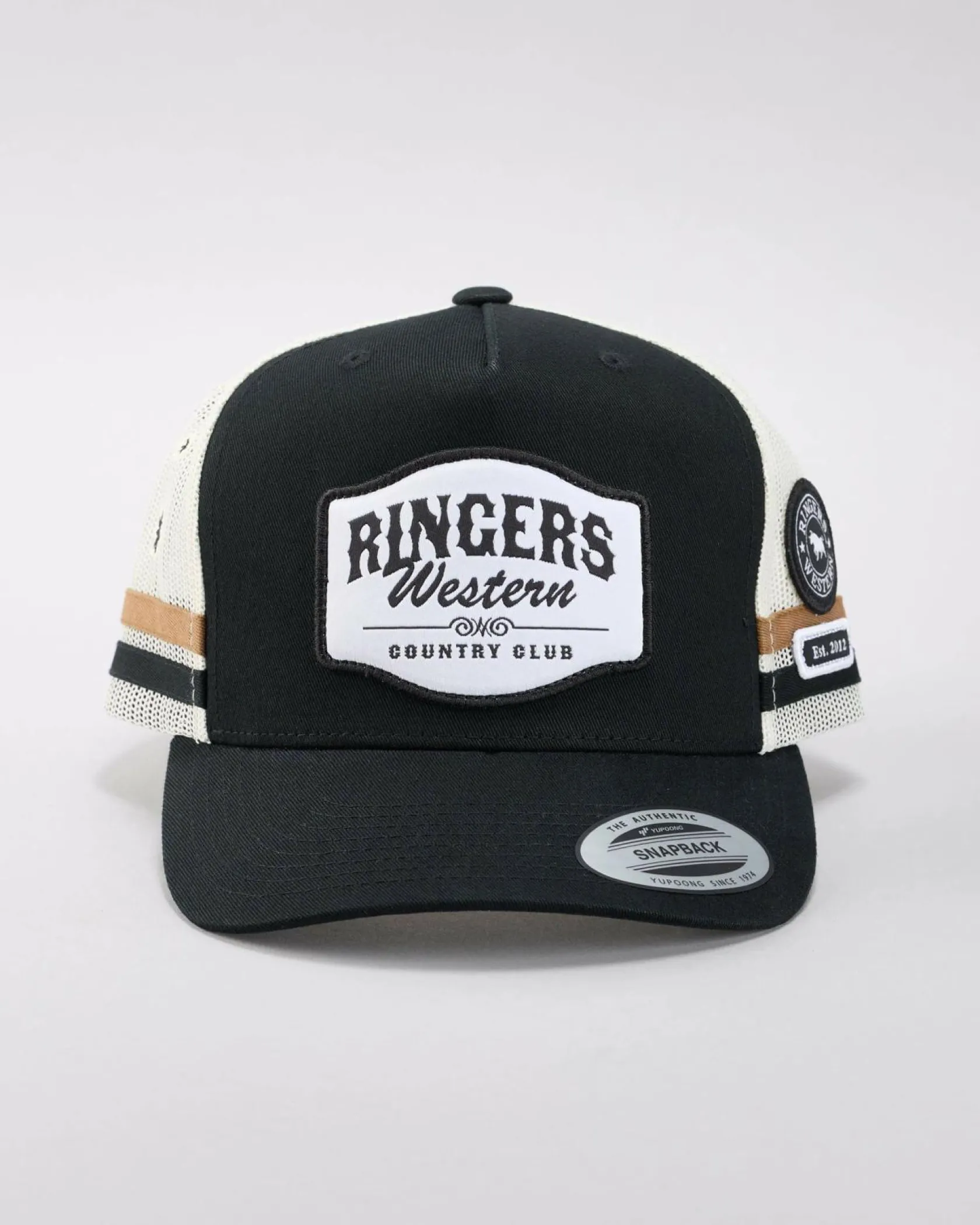 Ringers Western Country Club Deep Fit Trucker Cap Black Best