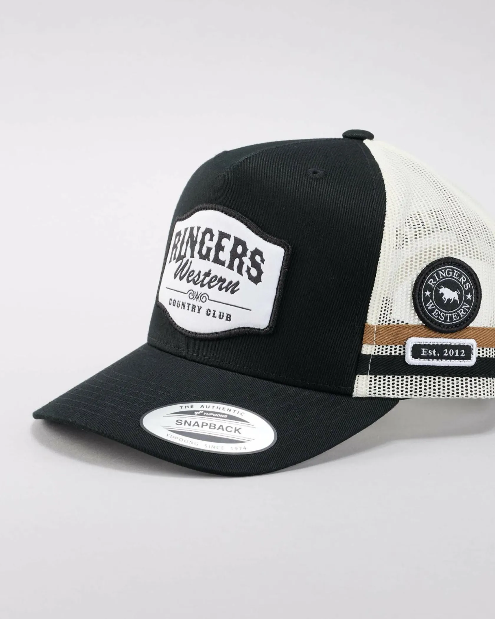 Ringers Western Country Club Deep Fit Trucker Cap Black Best