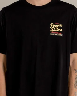 Ringers Western Country Goods Relaxed T-Shirt Black Sale