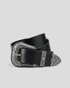 Lucid Country Leather Belt Black Sale