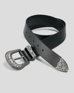Lucid Country Leather Belt Black Sale