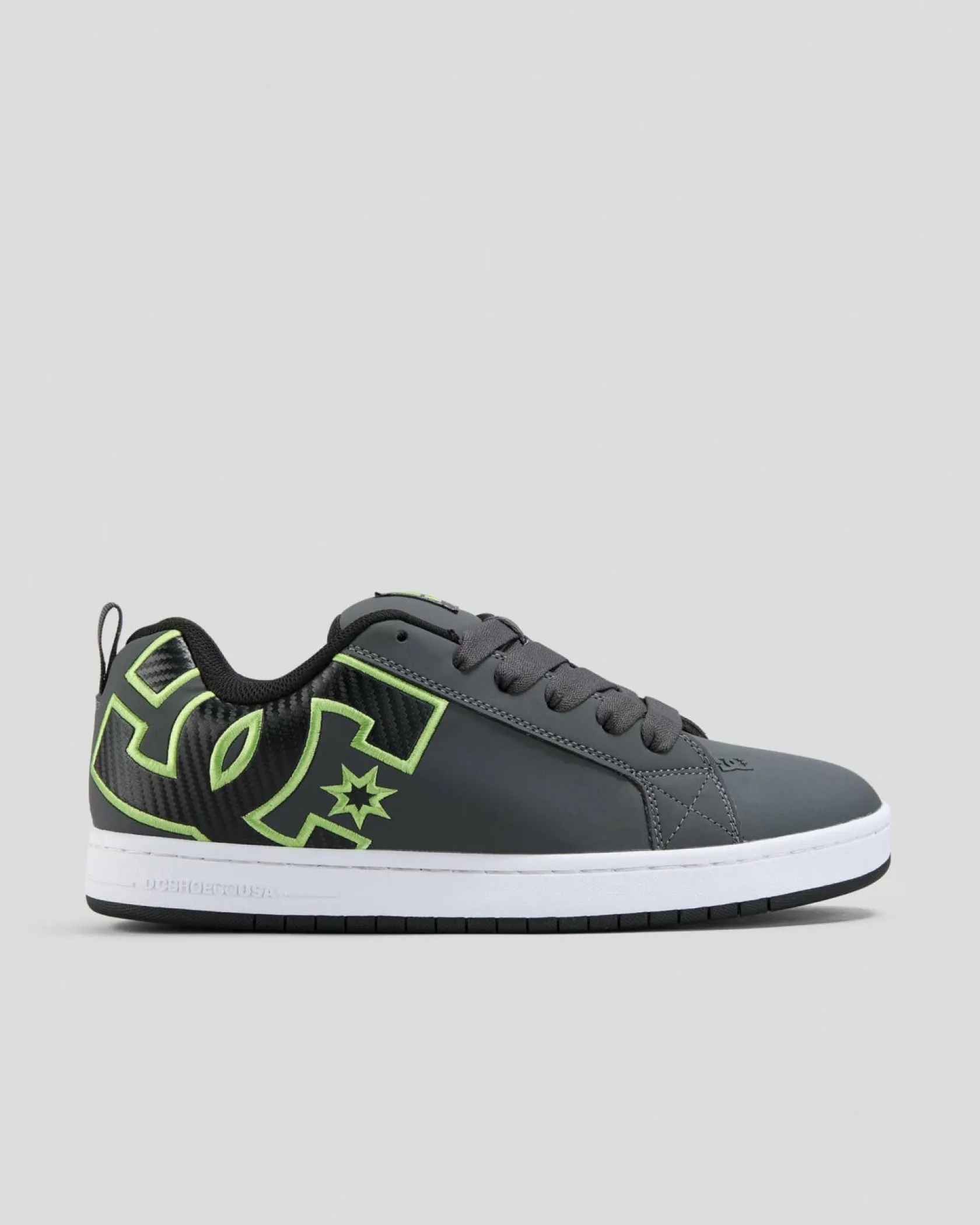 DC Shoes Court Graffik Shoes Grey/black/green Sale